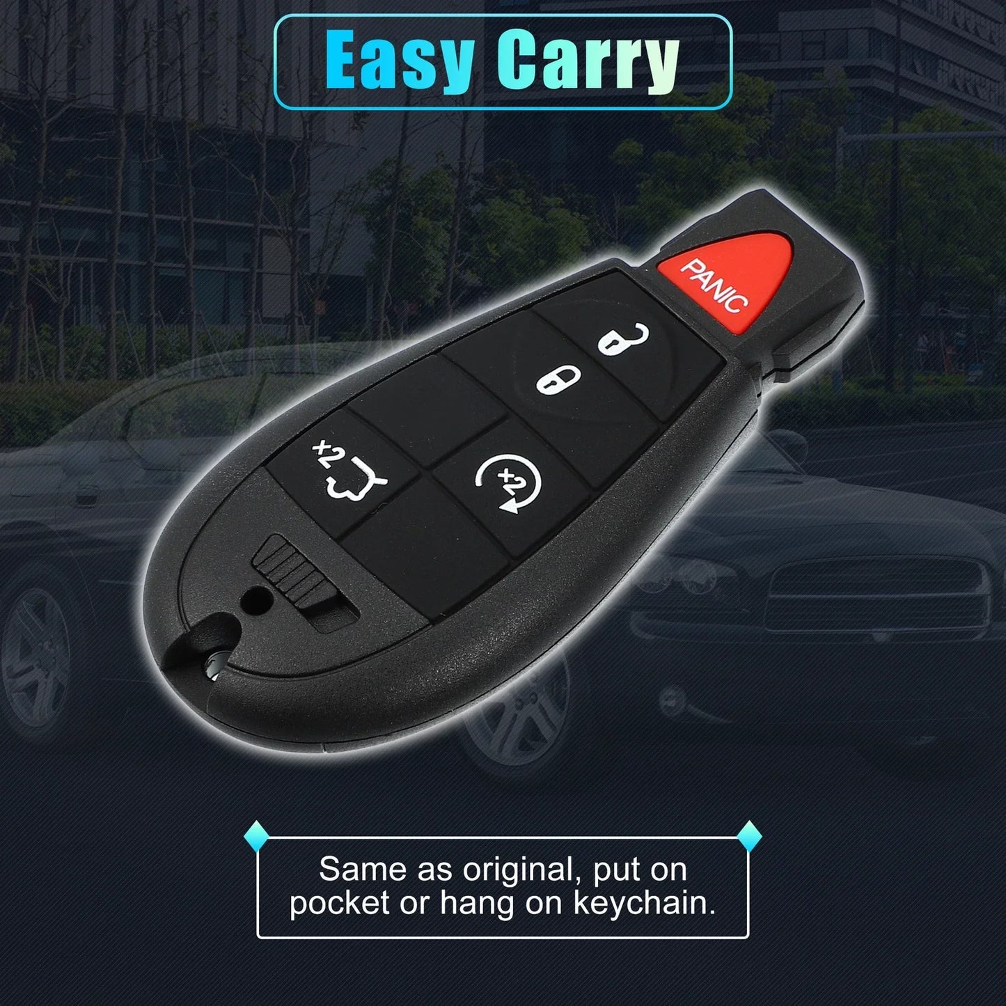 Keyless Entry Remote Key Shell Cover for Chrysler Dodge ( Specified)