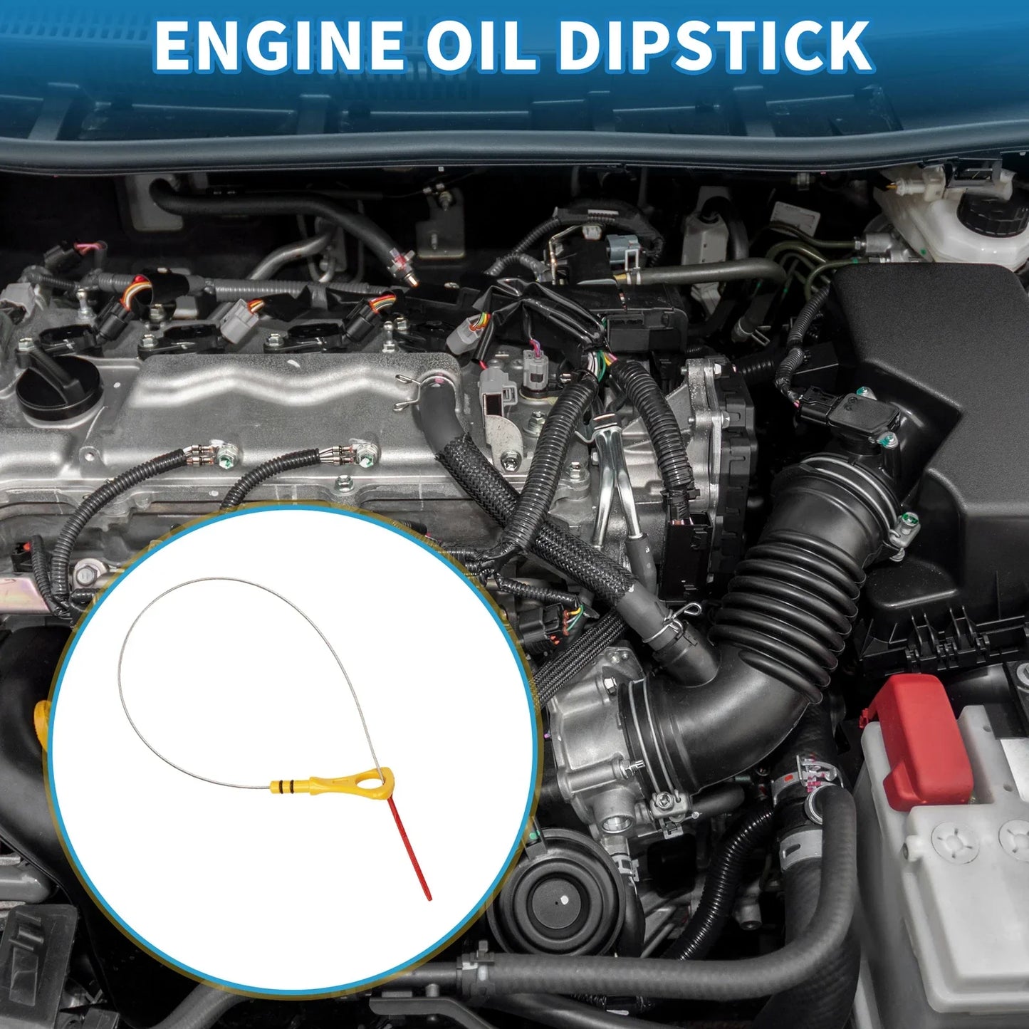 Engine Oil Dipstick for Hyundai Santa Fe DM 2.2T (2012-2014)