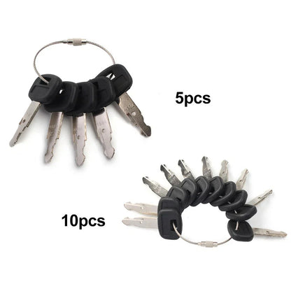 10 x Ignition Keys for Kubota Mini Excavator (No Year Specified)