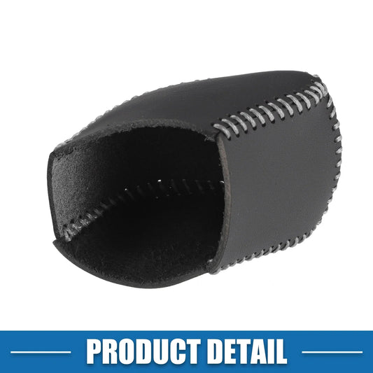 Auto Gear Shifting Knob Cover for Lexus NX250 2022-2023 Black Gray Stitching
