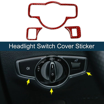 Headlight Switch Covers for Mercedes-Benz A B C E G Class CLA Type-C