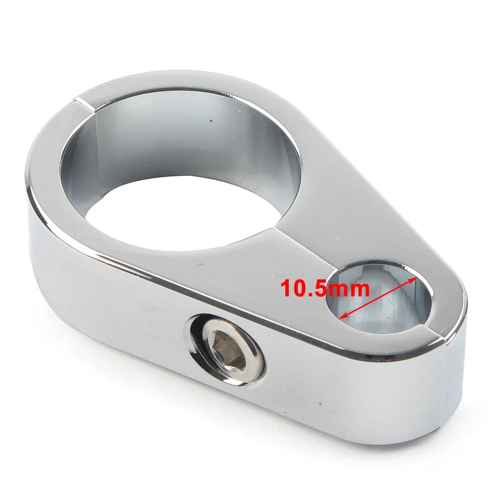 Motorcycle Brake Clutch Cable Wire Clamp Clip for Harley 1" Handlebar