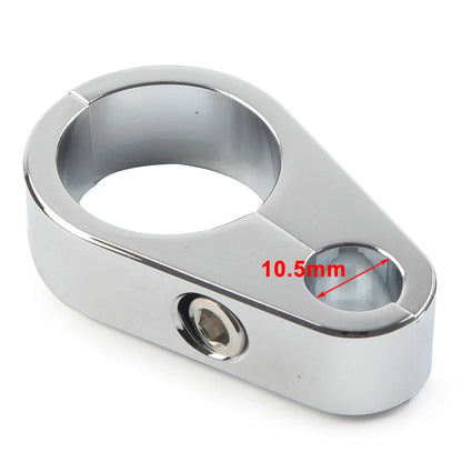 Motorcycle Brake Clutch Cable Wire Clamp Clip for Harley 1" Handlebar