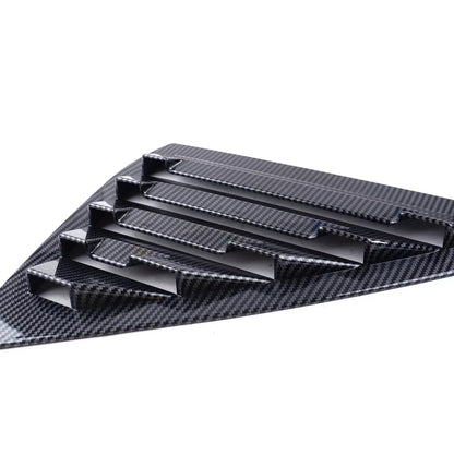 Carbon Fiber Black Window Flap Cover for Nissan Sentra Sedan (2013-2019)