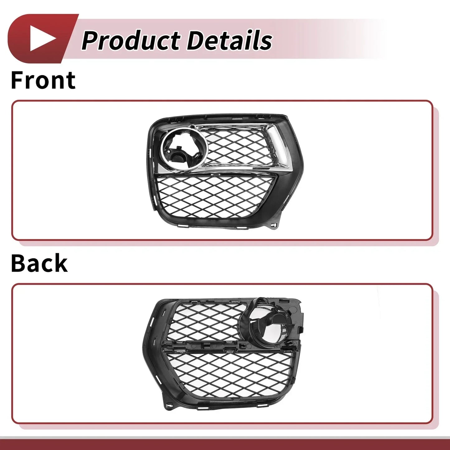 1 Pc Front Right Fog Light Grill for BMW X6 (2012-2014)