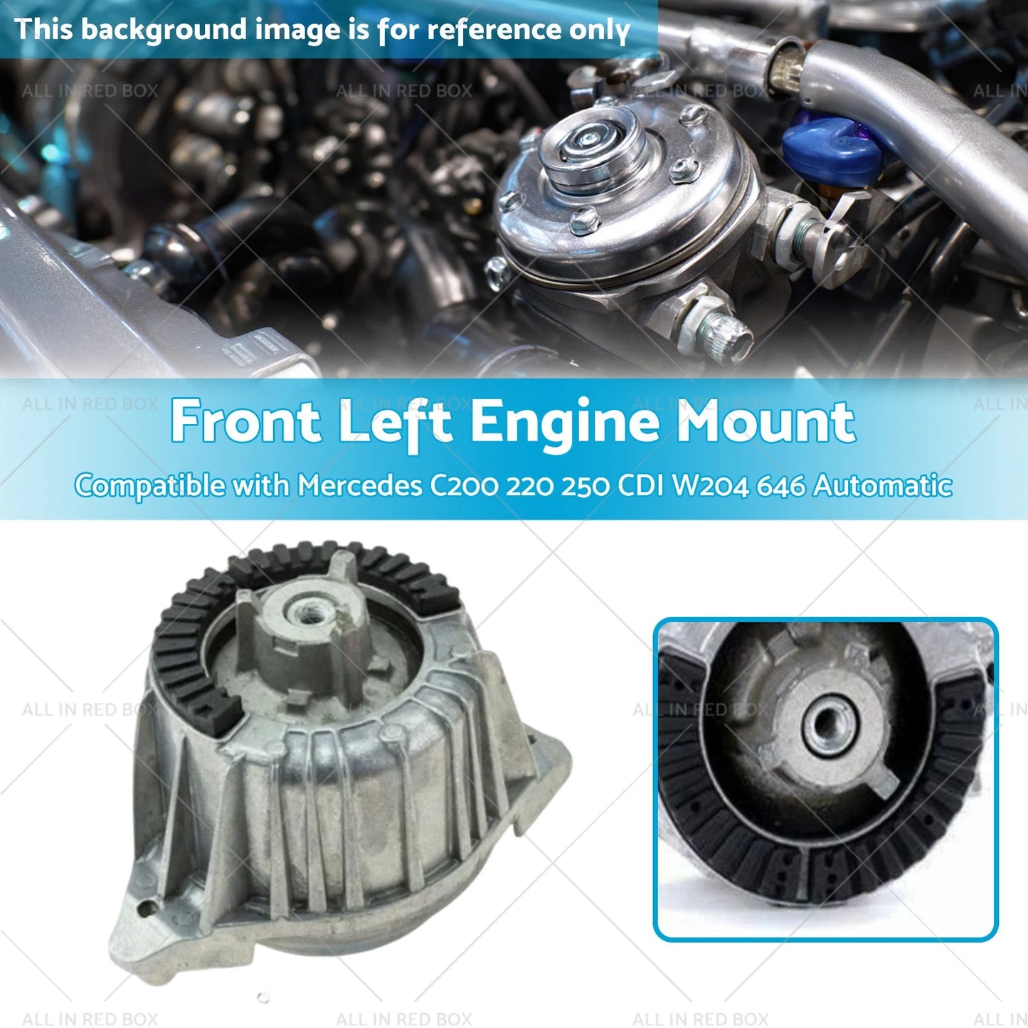 Front Left Engine Mount for Mercedes C200 C220 CDI W204 (2007-2015)