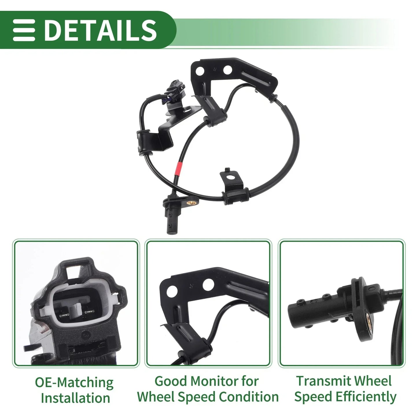 ABS Wheel Speed Sensor for Hyundai Santa Fe Right Rear (2001-2006)