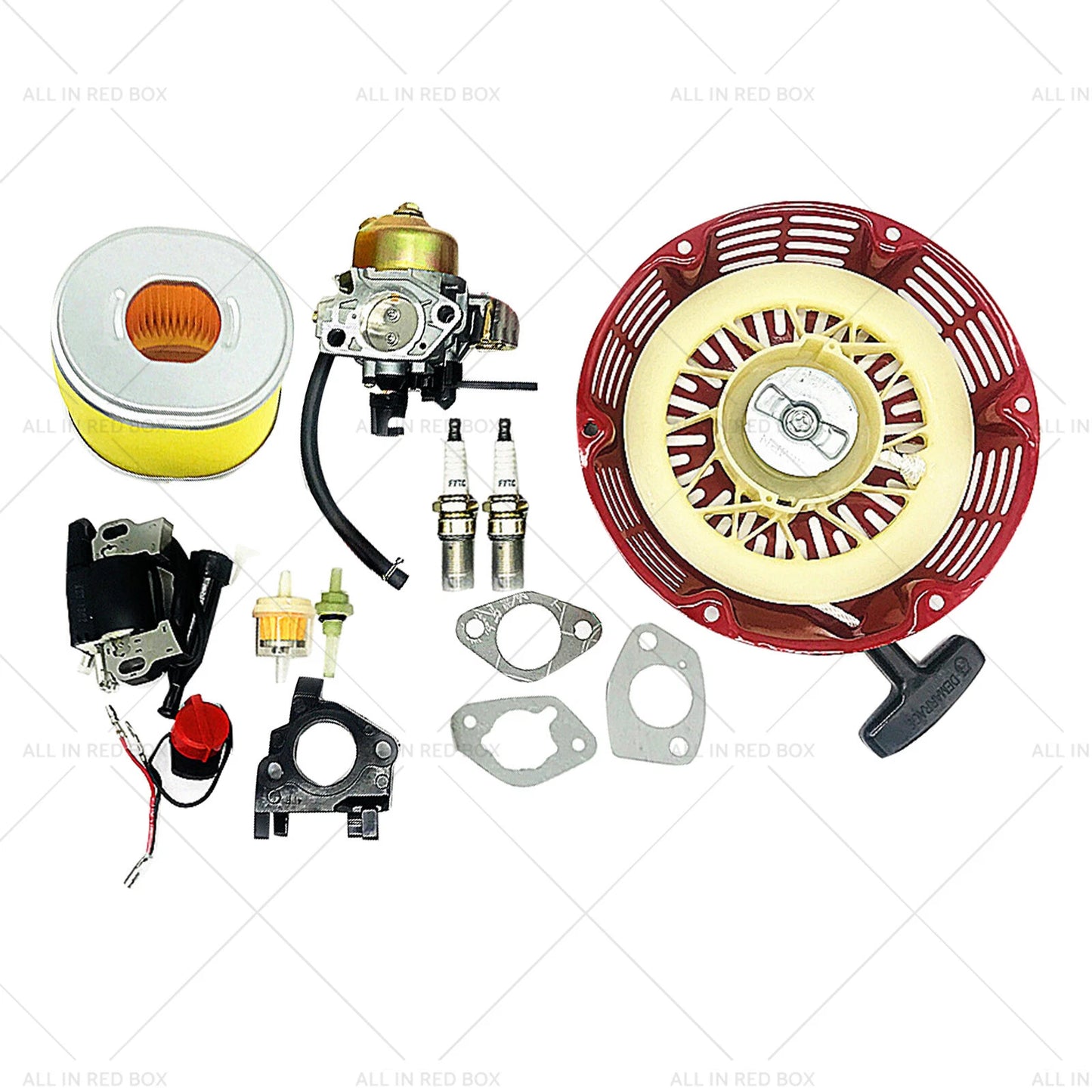 Carburetor Ignition Coil Spark Plug Filter for Honda GX340 GX390
