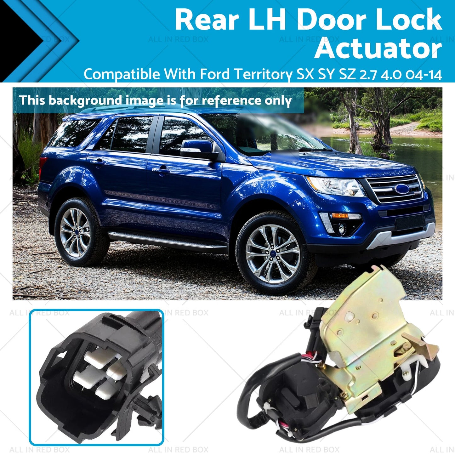Rear Left Door Lock Actuator for Ford Territory SX SY SZ 2.7 4.0L (04-14)