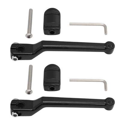 Black Left Heel Toe Shift Lever Pedal Peg for Harley Touring Road King (1988-2024)