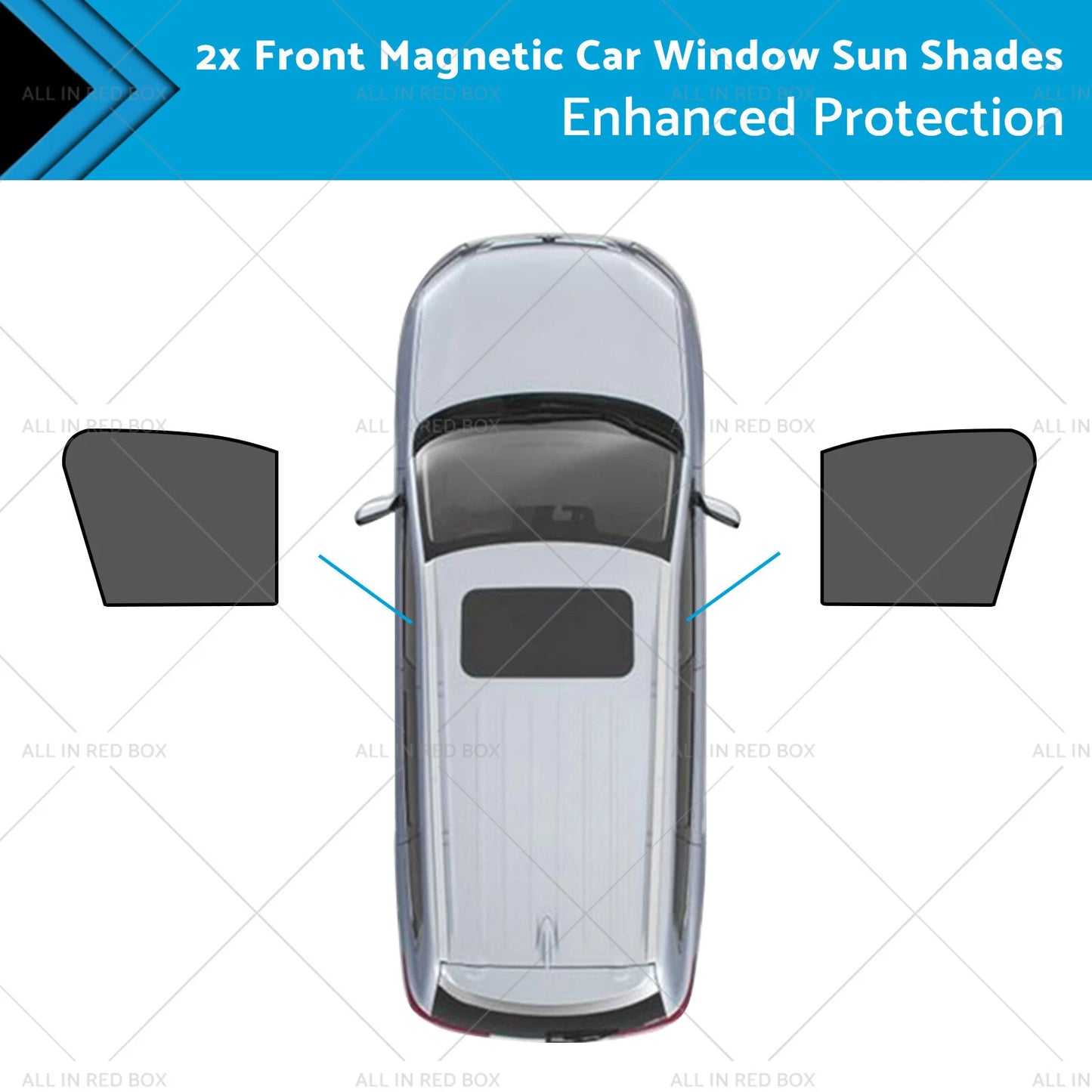 Front Magnetic Sun Shades for Mazda CX-3 (2015-Current)