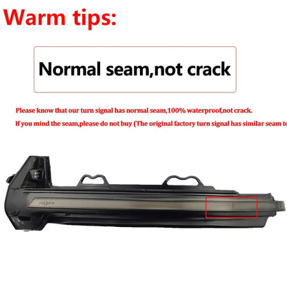 Dynamic LED Turn Signal Light for Audi A4 S4 A5 S5 Side Mirror Indicator 2x
