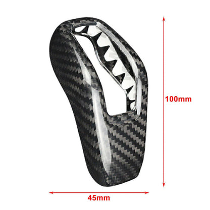 Red Carbon Fiber Gear Shift Knob Cover for Land Rover Range Rover Sport (2018-2021)