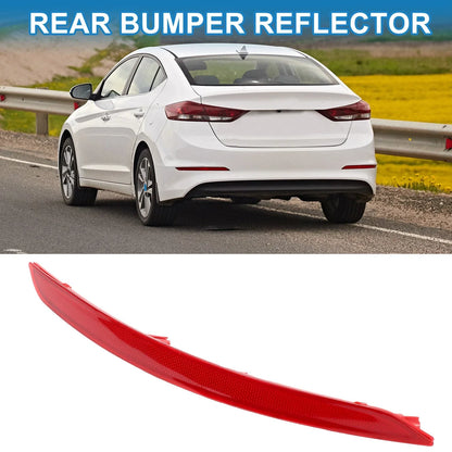 Rear Left Bumper Reflector for Hyundai Elantra (2017-2018) Red