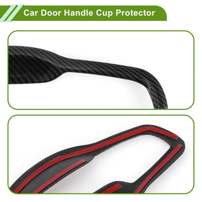Car Door Handle Cup Protector for Honda CR-V CRV (2017-2022) 8 x Carbon Fiber