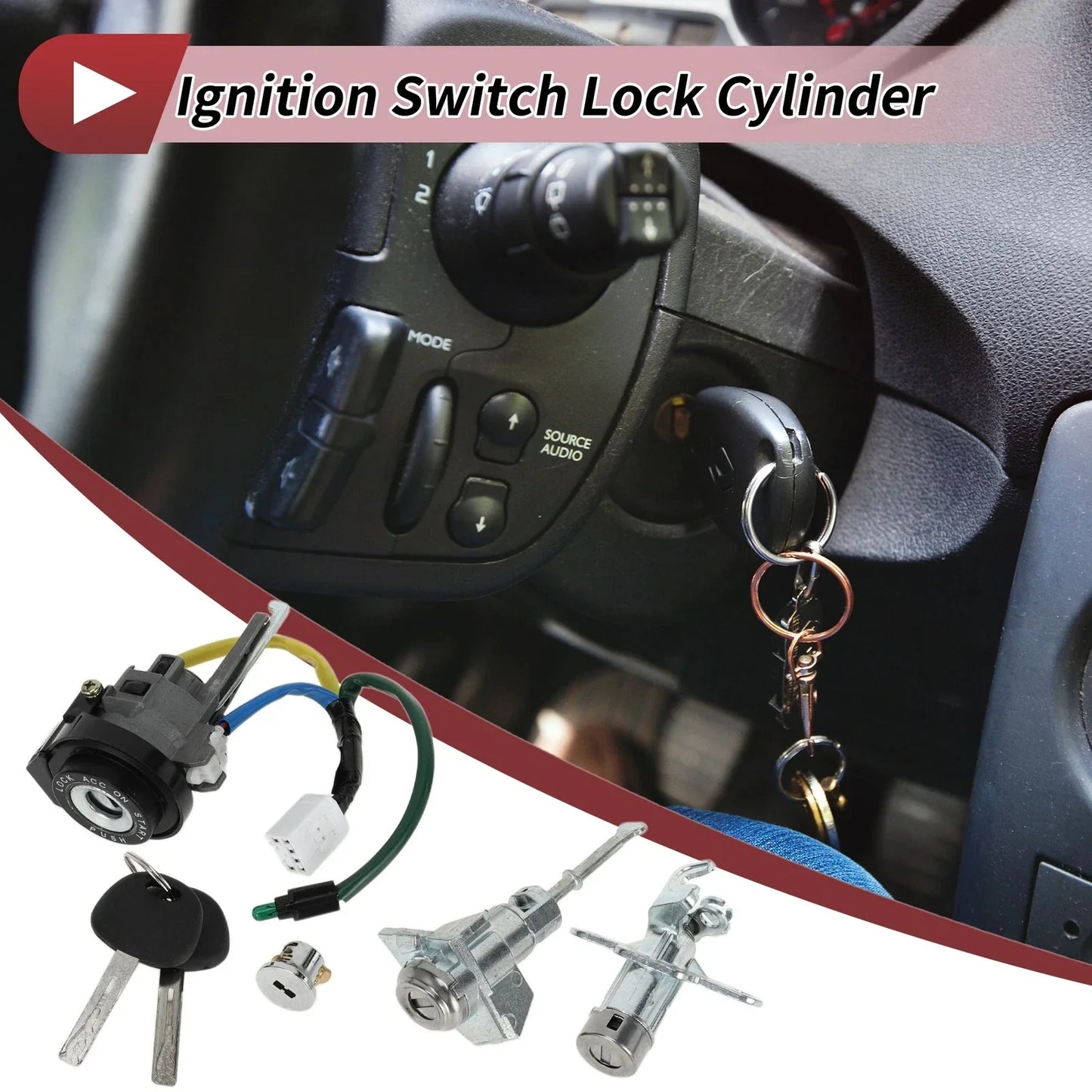 Ignition Lock Cylinder for Hyundai Sonata (2015-2017)