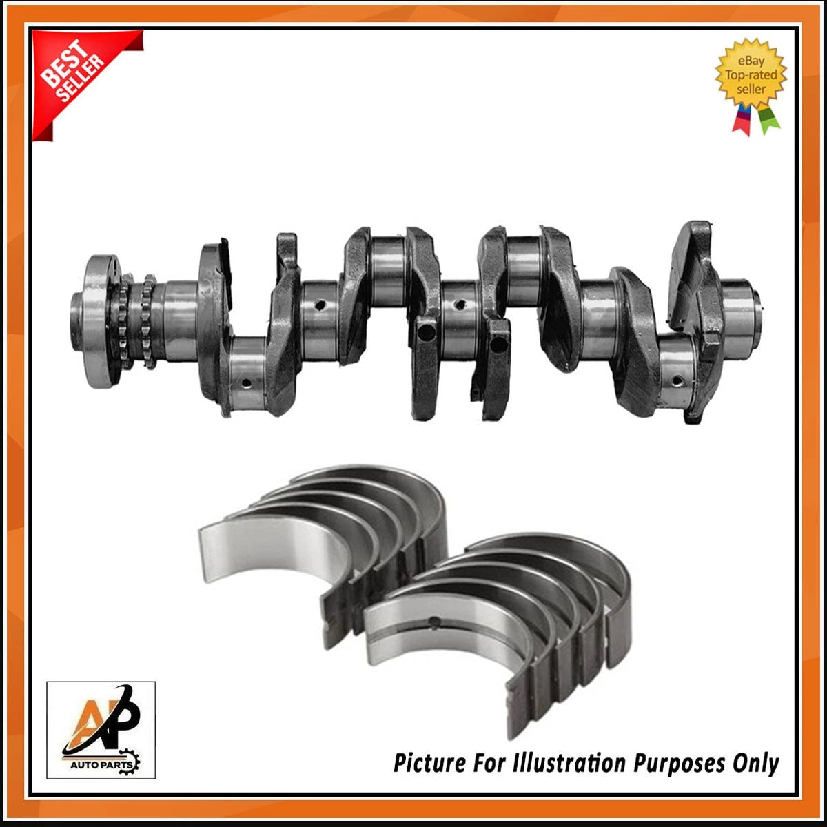 Crankshaft Main and Conrod Bearings Set for BMW 2.0 Diesel B47 (2014–2020)