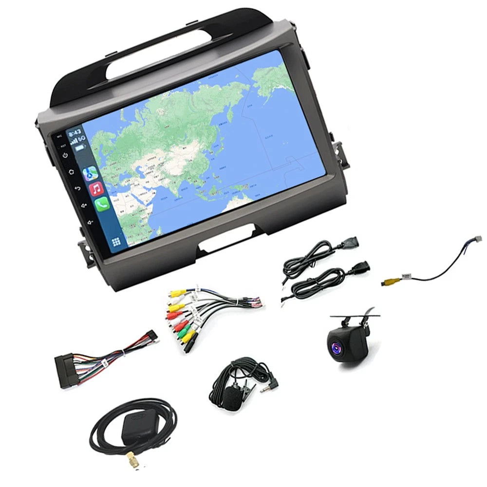 9" Wireless CarPlay Android 14 GPS Head Unit for Kia Sportage (2016-2023)