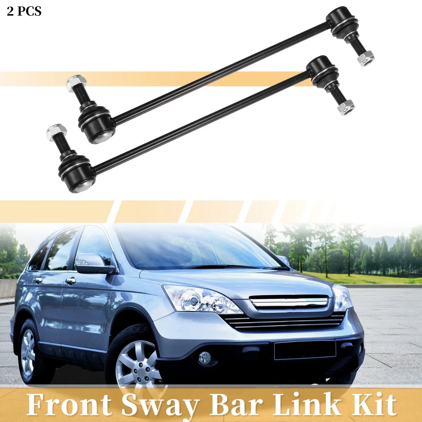 2 x Front Stabilizer Sway Bar Links for Acura MDX, Chevrolet Equinox (2007-2015)