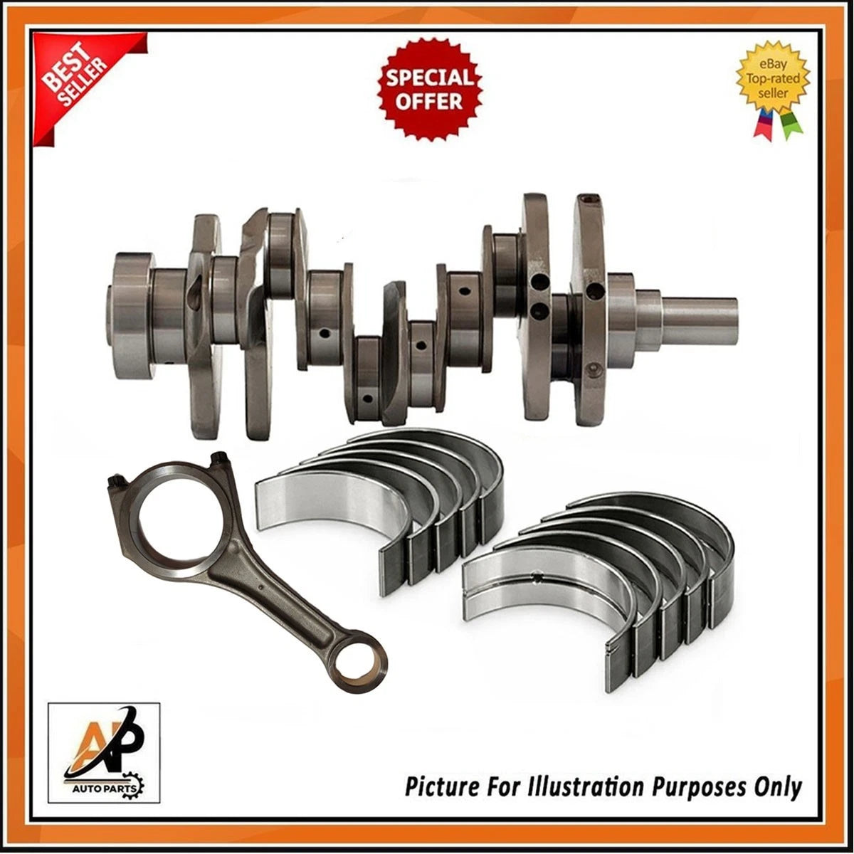 Forged Crankshaft and Engine Rebuild Parts Kit for Jaguar F-PACE XJ (2016–2020)