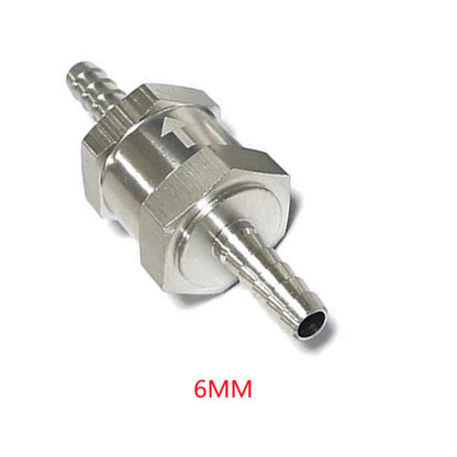 6MM One Way Check Valve Non Return Inline for Gas Diesel Fuel Car
