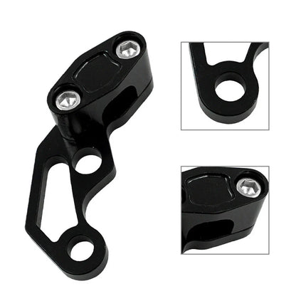 Oil Pipeline Brake Line Clamp Protector for Motor Bikes Aluminum Black