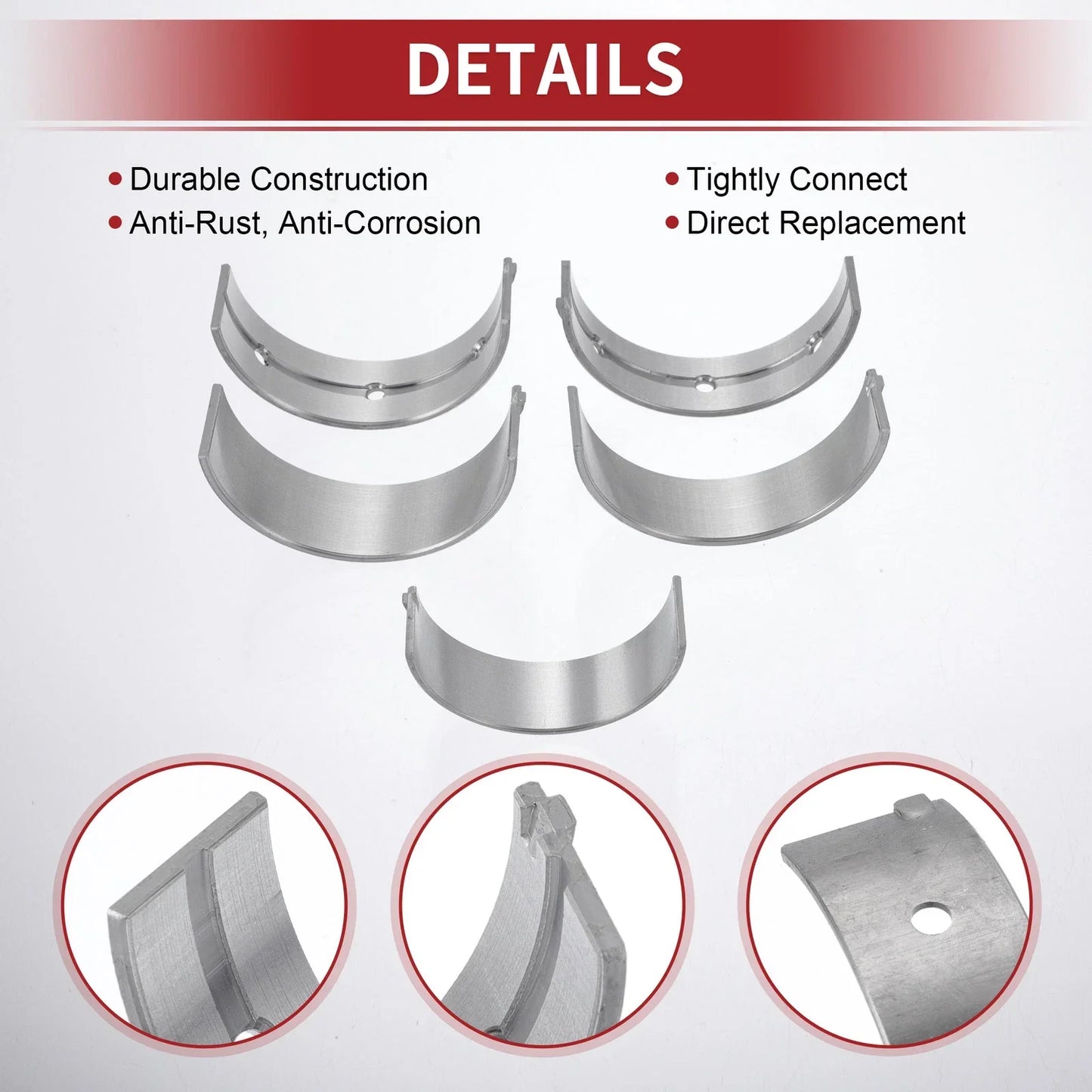 Main Bearing & Connecting Rod Bearing Kit for Mercedes-Benz CL550 (2007-2010)