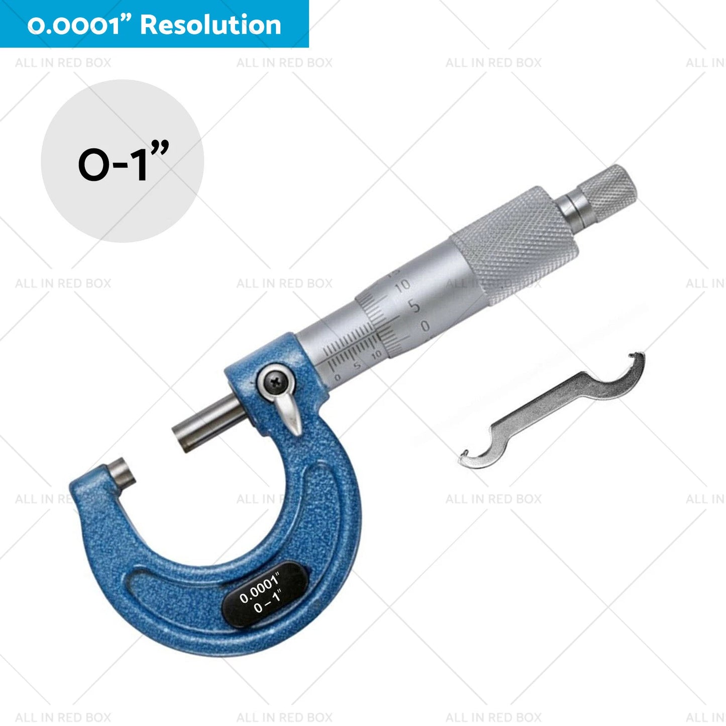 0-4in Outside Micrometer Set for Calibration Standards Wrench (2020-2023)
