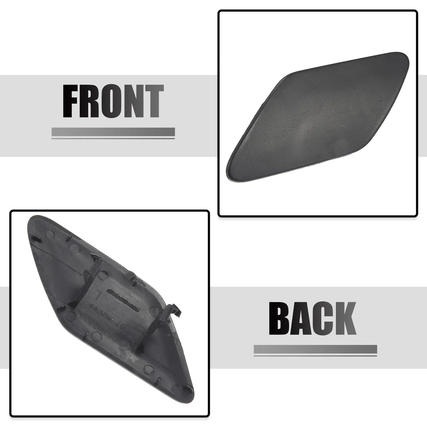 Front Left Right Washer Nozzle Covers for Porsche Cayenne 92A (2011-2014)