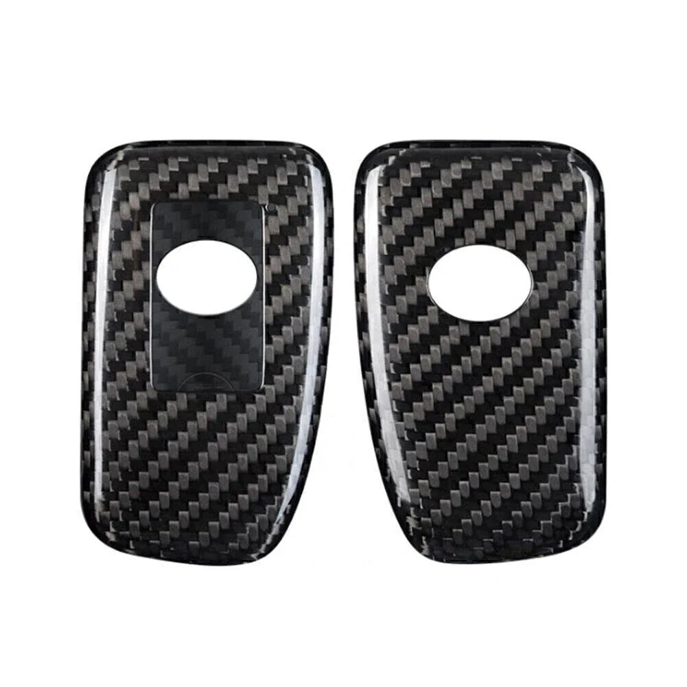Carbon Fiber Black Smart Key Fob Shell Cover for LEXUS (2014-2017)