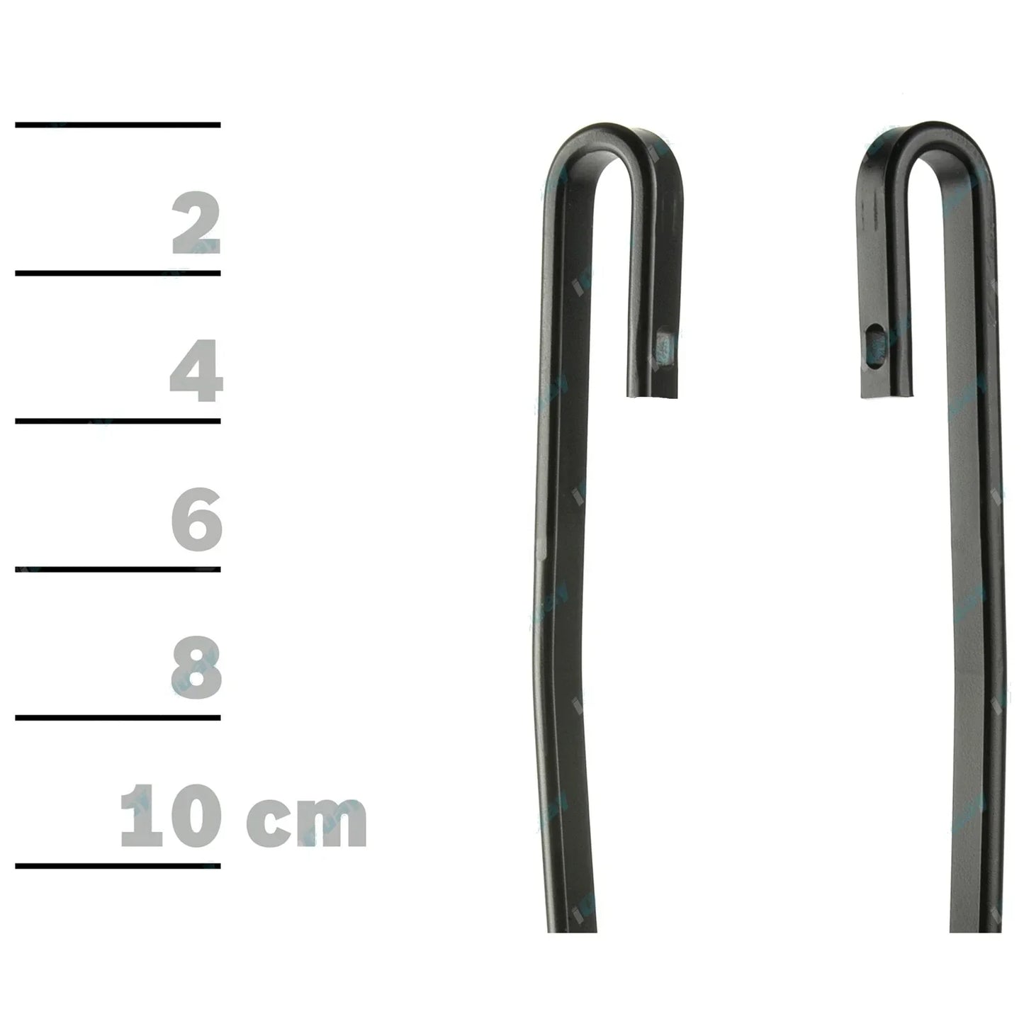 Front Pair Bosch Eco Wiper Blades for Nissan Urvan E24 4cyl 2.4L 2.7L 1987~1993