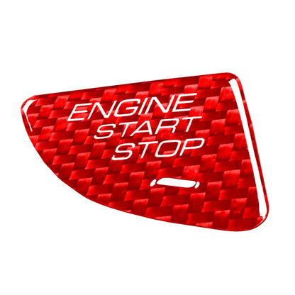 Engine Start Stop Button Trim for Cadillac ATS ATS-L Red (2013-2019)