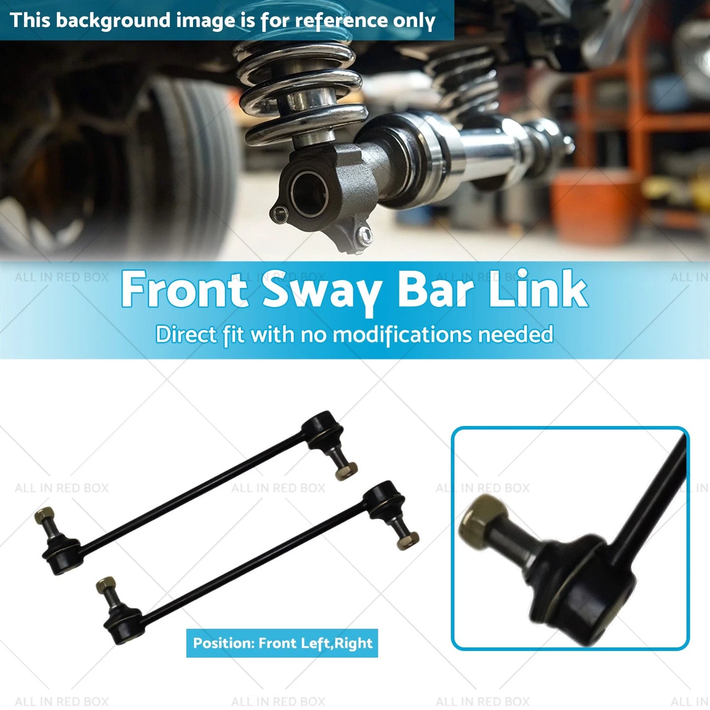 Pair Front Left & Right Sway Bar Links for Mazda 6 GG GH (2003-2012)
