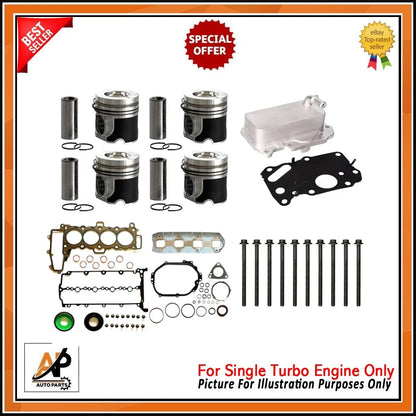 Full Gasket Set and Engine Rebuild Kit for Land Rover Jaguar 204DTD 2.0 D (—)