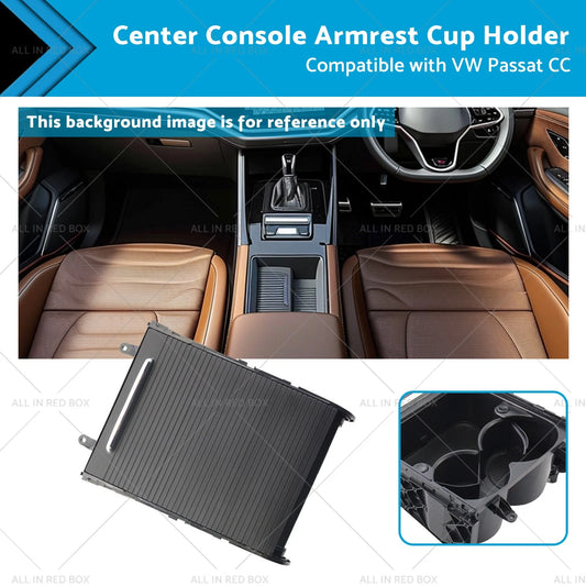 Center Console Armrest Cup Holder for VW Passat CC (2007-2013)