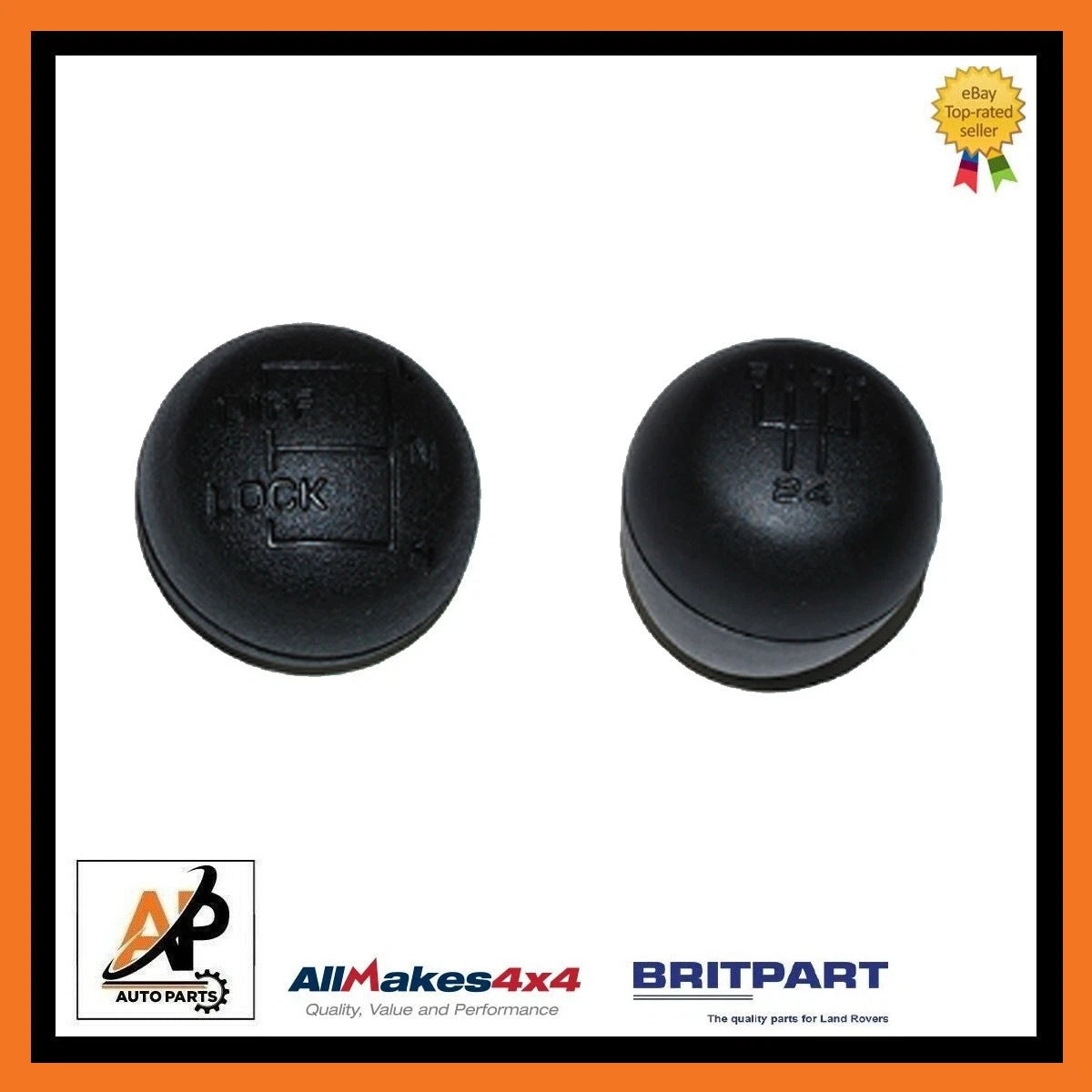 Gearbox Knob and Transfer Diff Lock Knob for Land Rover Defender 90 (1990–2016)