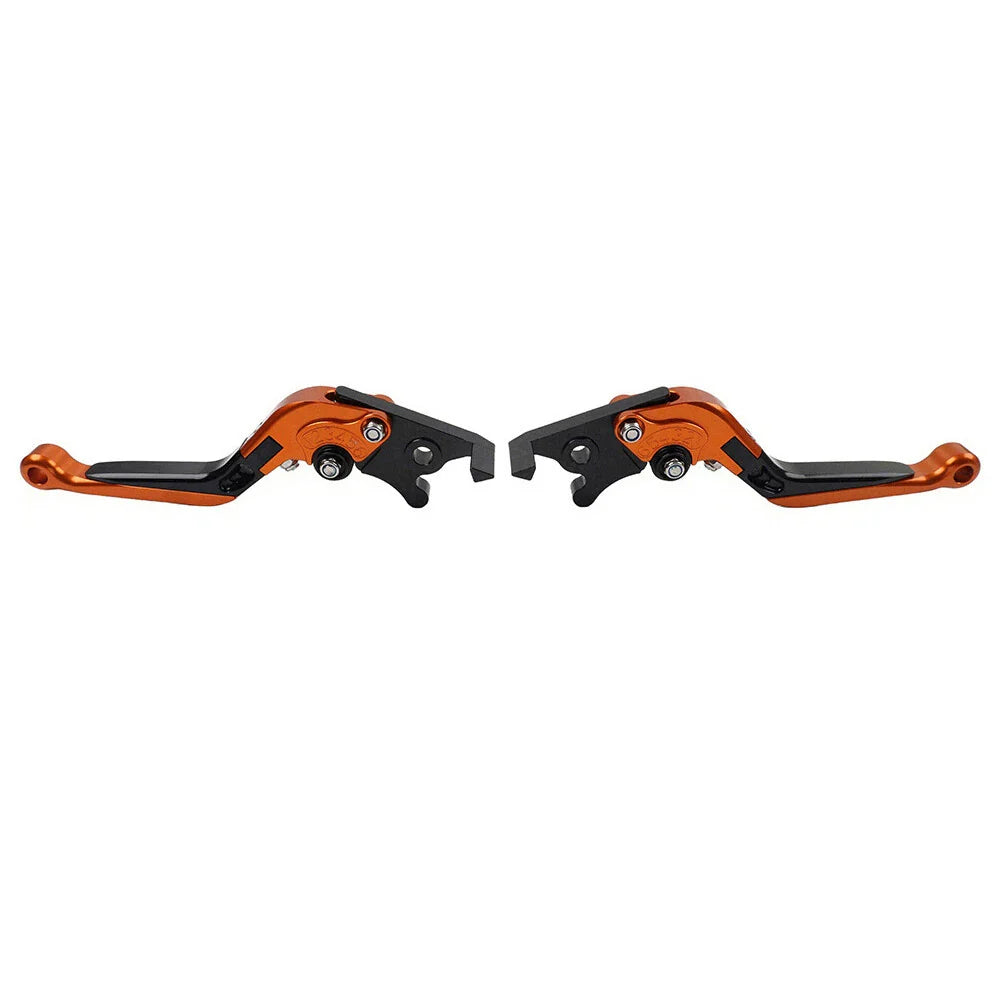 CNC Extendable Brake Clutch Levers for Yamaha YZF R1 (2009-2014) Orange