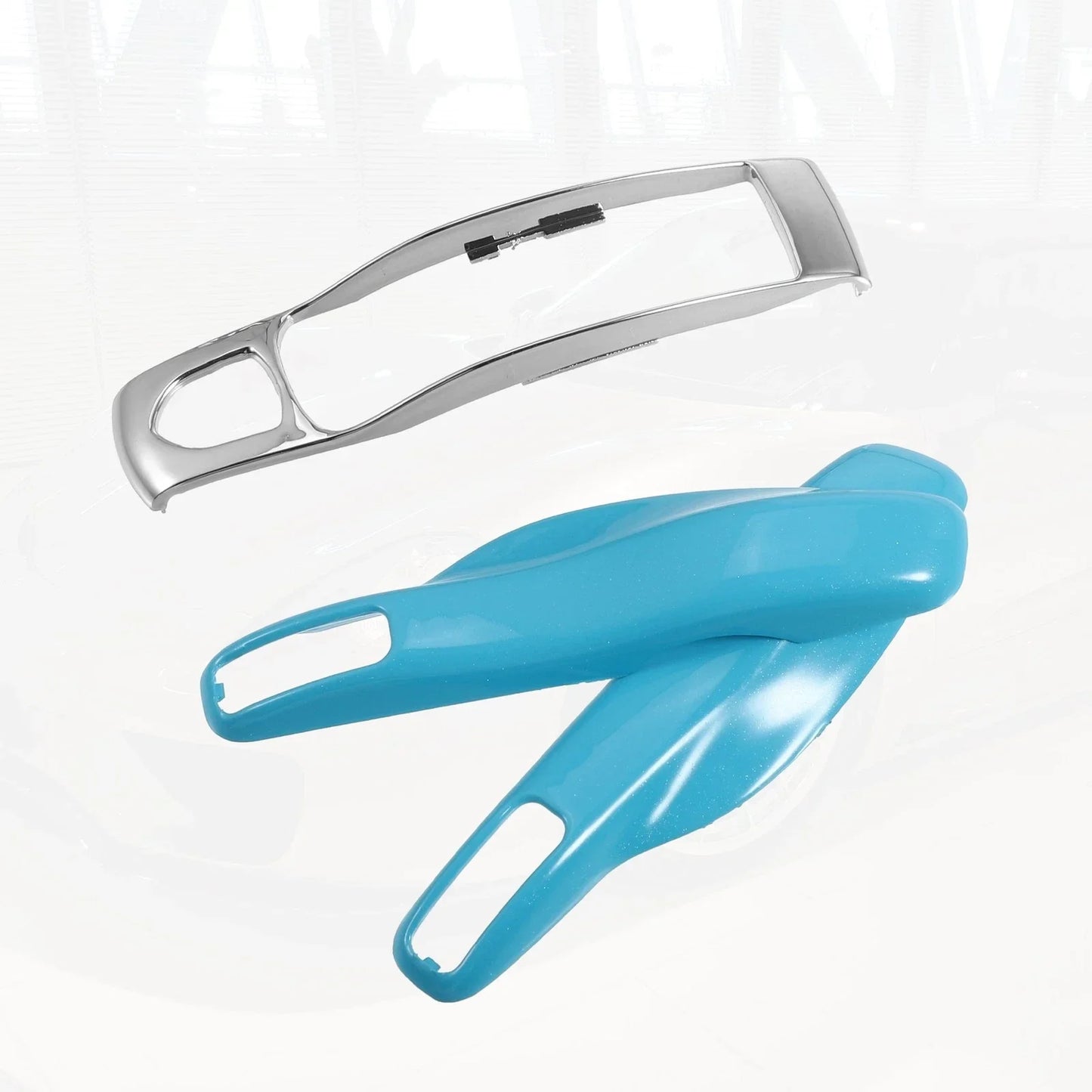 Vehicle Remote Key Cover Case for Porsche Macan 2014-Up - Blue