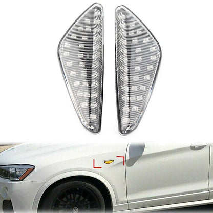 Dynamic LED Side Marker Turn Signal Lights for BMW F25 E70 E71 E72 E70 (2010-2017)
