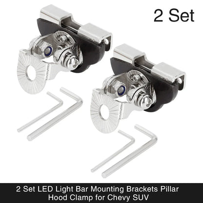 2 x LED Light Bar Mounting Brackets for Honda Odyssey Civic (2016-2023)