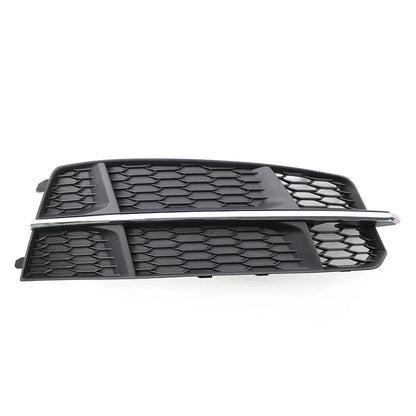Right Front Bumper Lower Grille for Audi A6 C7 (2014-2018) Black Chrome