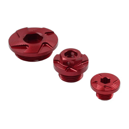 Engine Timing Oil Filter Plugs Bolts Set for Kawasaki KX250 KX450 KLX450R