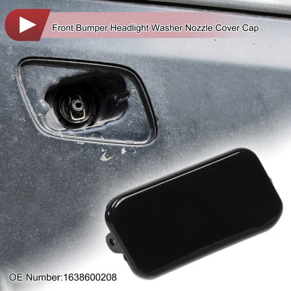 Front Right Washer Nozzle Cover for Mercedes-Benz ML500 (2002-2005) Black 1 x