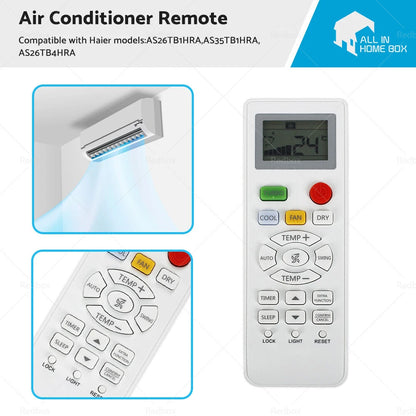 Air Conditioner Remote for Haier AS26TB1HRA, AS35TB1HRA, AS26TB4HRA