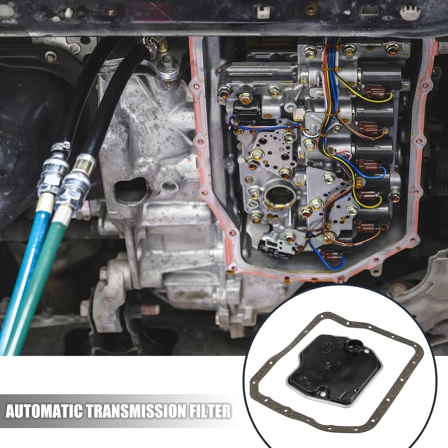 Automatic Transmission Filter Oil Pan Gasket Kit for Toyota Camry (2002-2006)