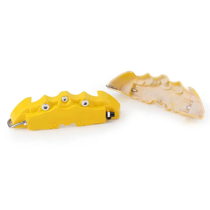 3 x Disc Brake Caliper Covers for Car Truck Yellow (2014-2017)