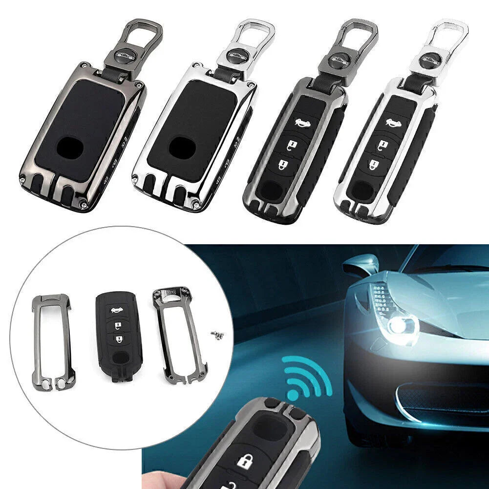 Sealed Smart Remote Key Fob Case Cover for Mazda3, CX-5, CX-30 (2014-2023)