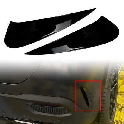 Rear Bumper Canards Air Vent Trim for Benz GLE Coupe C167 GLE350 GLE450 (2016-2023)
