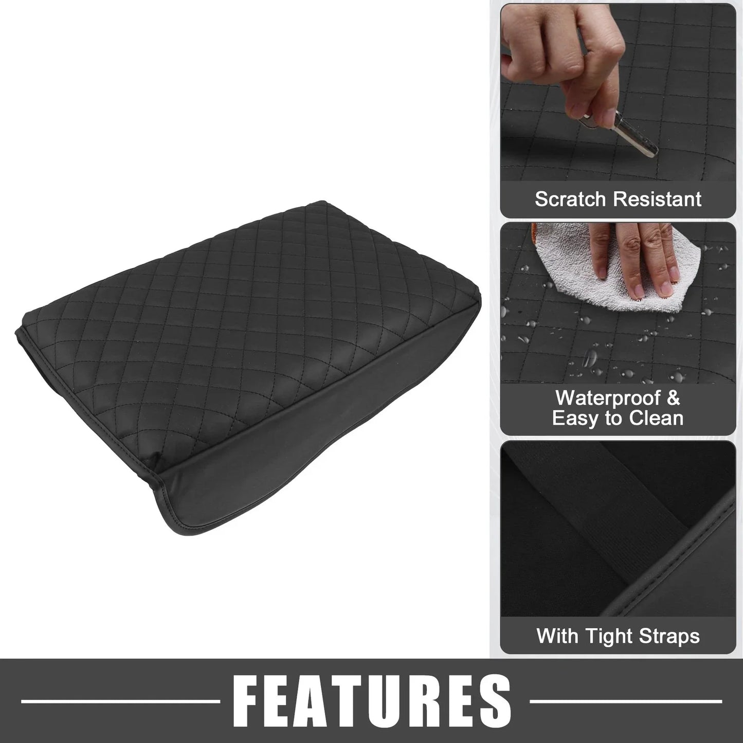 Center Console Armrest Seat Box Cover for Dodge Ram 1500 2500 3500