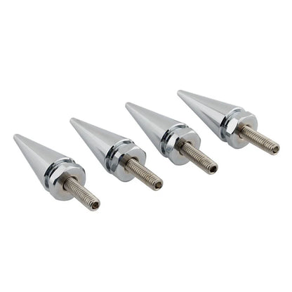 4 x Chrome Spike Windscreen Screw Bolts for Harley Touring Road Glide (1998-2025)